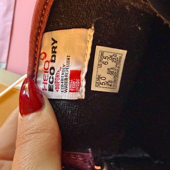 Vans Kids High-Top Sneakers - Red, Black, and White - Picture 5 of 5